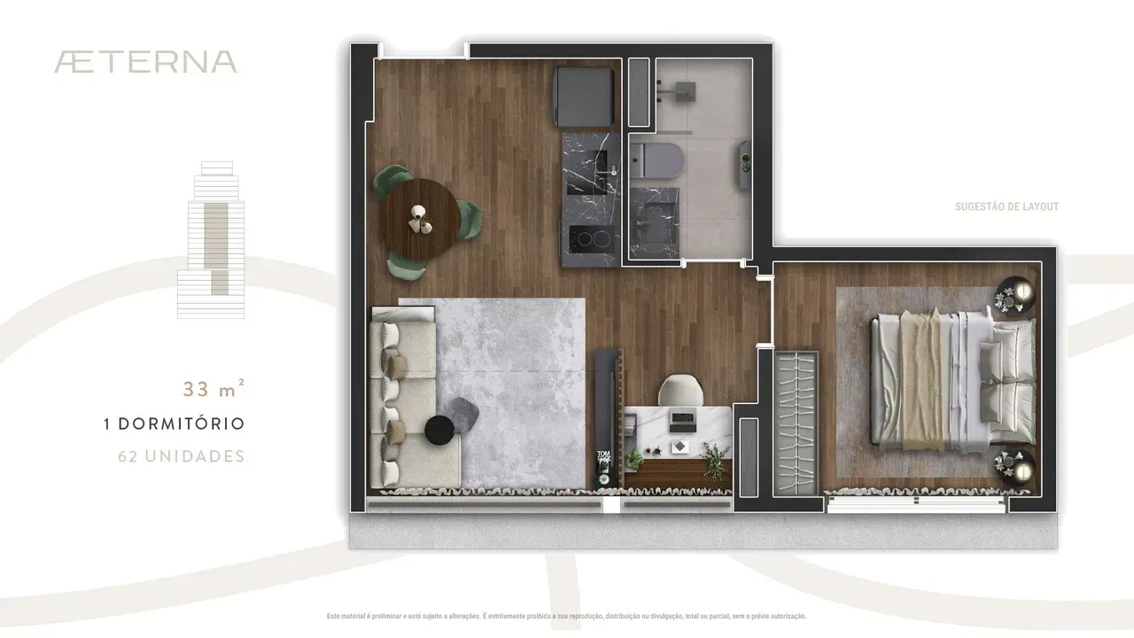 PLANTA 33m²