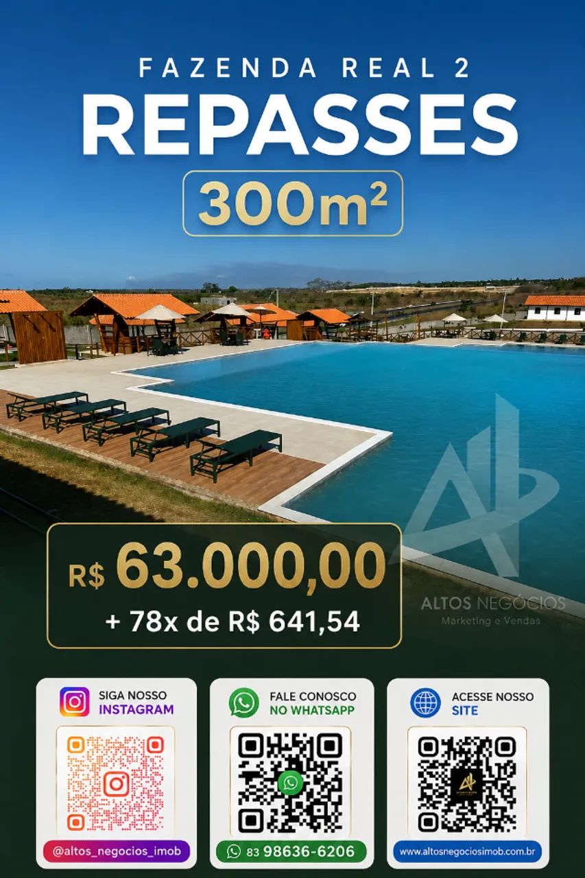 Fazenda Real 2 - Terreno 300m² para Construir