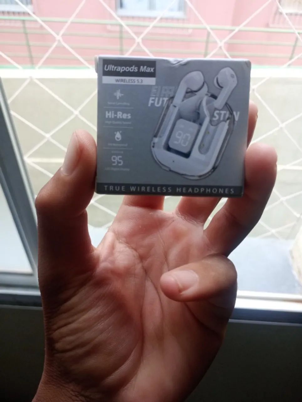 Fone Bluetooth azul Ultrapods Max - Novo, Som Potente e Estilo Premium ? - Foto 2