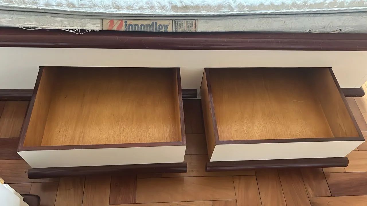 Cama madeira maciça com 4 gavetas - Foto 3