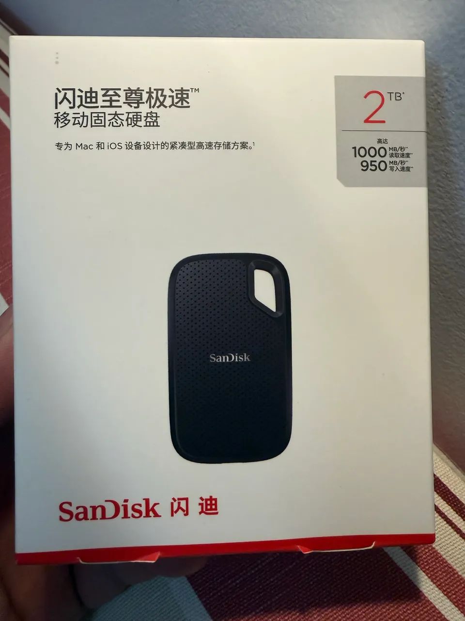 【中古】SanDisk SSD 2TB SanDisk 2TB Extreme Pro SSD Portátil V2 (2.000 MB/s