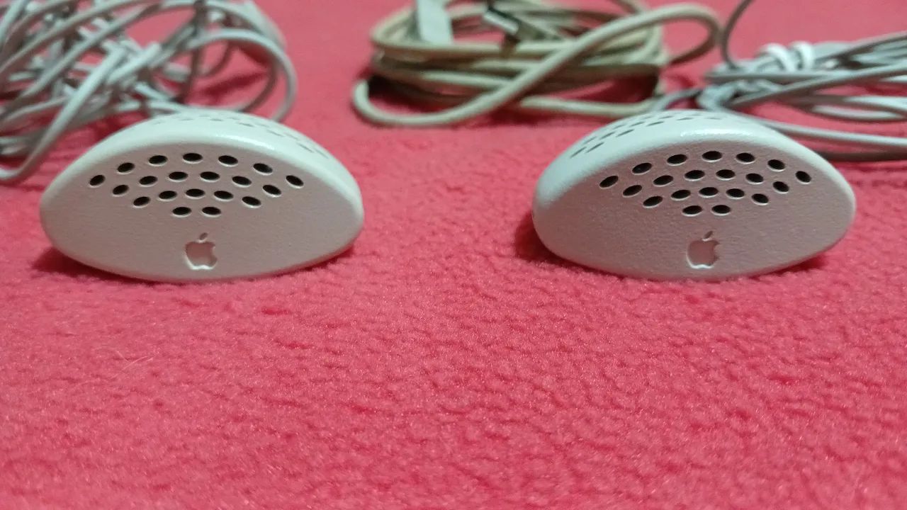 MICROFONE APLLE MAC COM FIO PLAIN TALK 590-0670 - VINTAGE USADO  - Foto 2