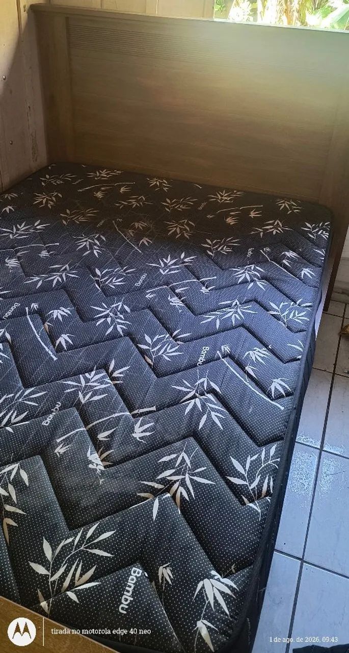 Cama de madeira novinha  - Foto 4
