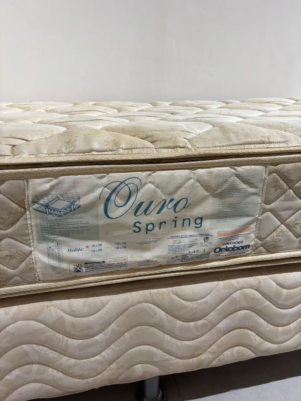 Cama solteiro Ortobom Ouro Spring - Foto 5