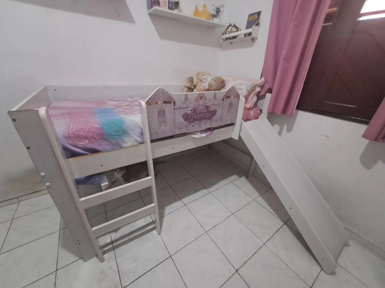 Cama alta disney princesa 