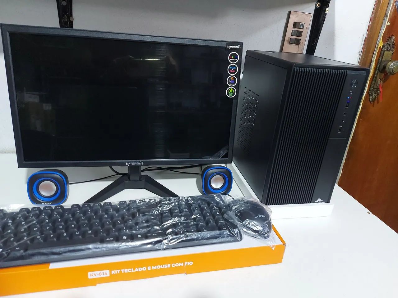 Pc Computador Completo intel Core i5 Monitor LED 20 Polegadas. Novo - Foto 5