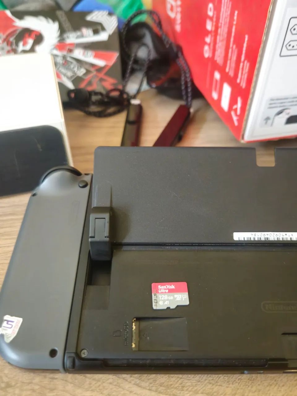 Nintendo switch 1 oled DESBLOQUEADO + acessórios  - Foto 3