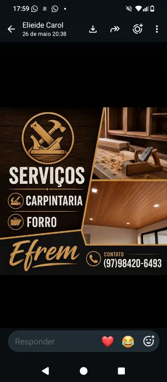 Construções em carpintaria 
