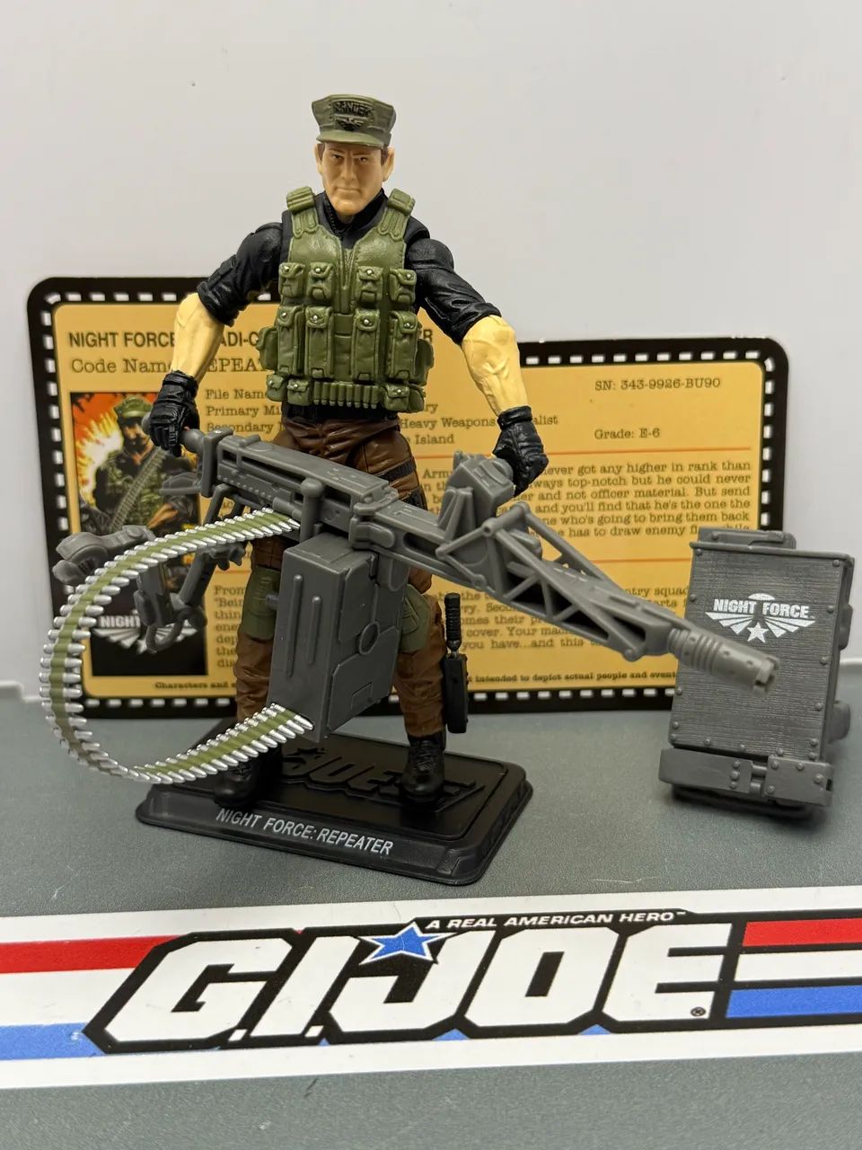 GIジョー　砲台 Gi Joe Night Force Repeater Convention Exclusive - 2013 - comandos