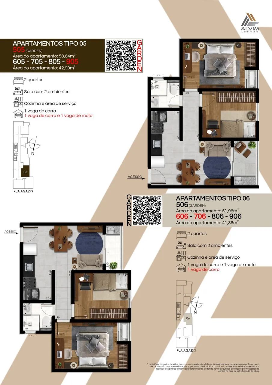 Lançamento de apartamentos studios e 2 quartos no Manoel Honório - Praça Agassis - Space E - Foto 5