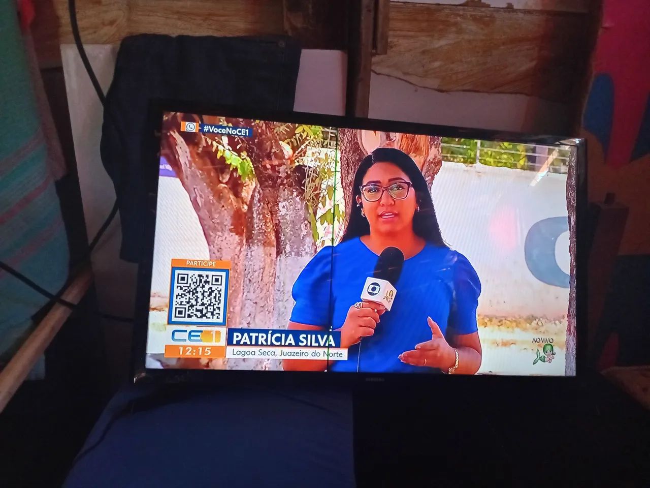 mart 32 polegadas linha preta e.outa não dá pra perceber funcionando normal  - Foto 3