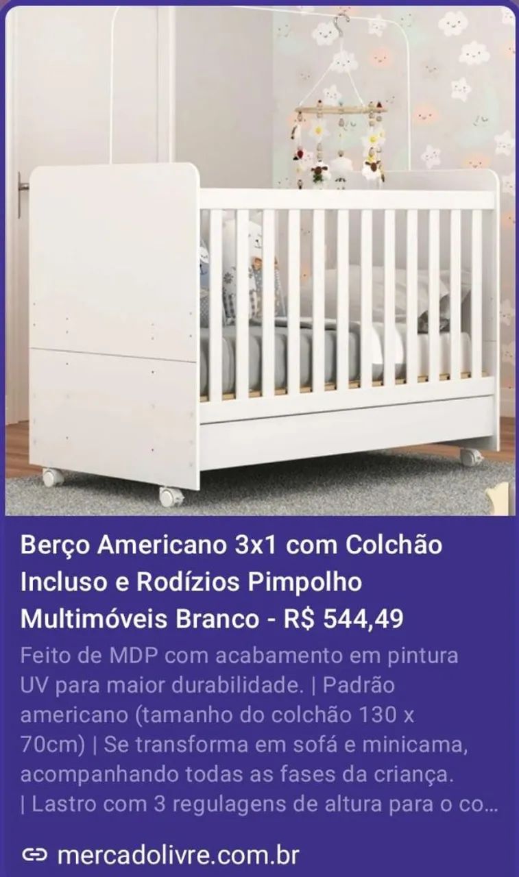 Berço 3 em 1