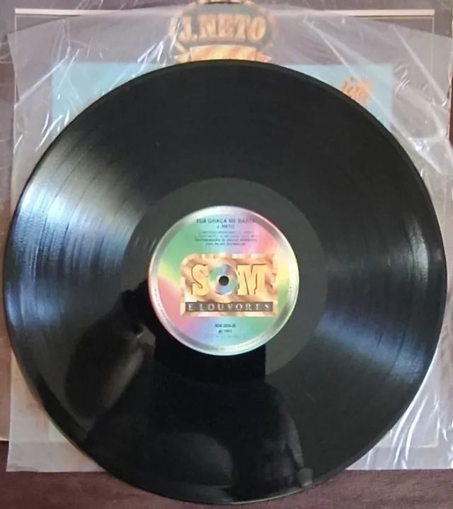 Lote 4 Lps Discos De Vinil Gospel Evangélico - J. Neto - Foto 4