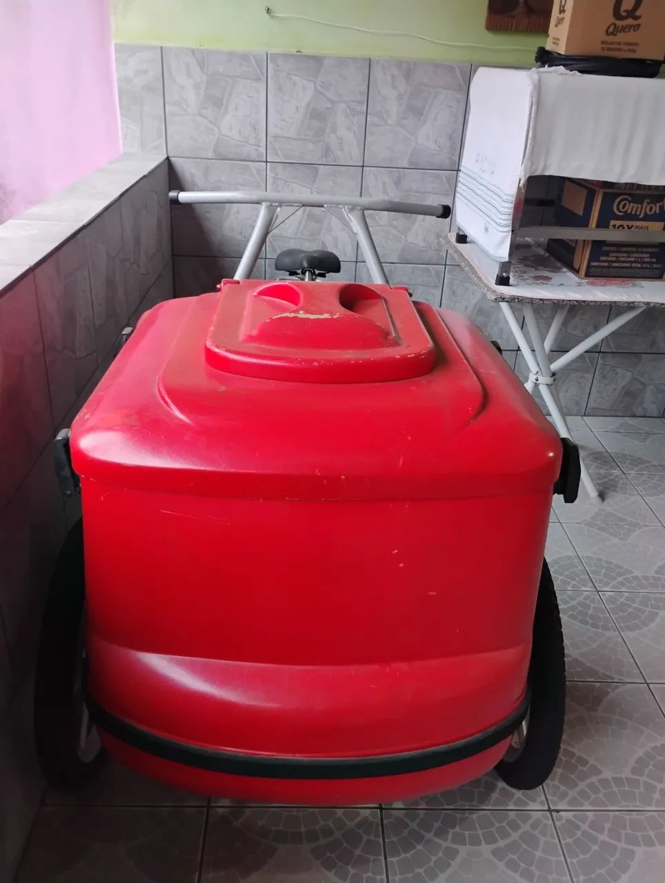 Carrinho triciclo para sorvetes e bebidas - Foto 2