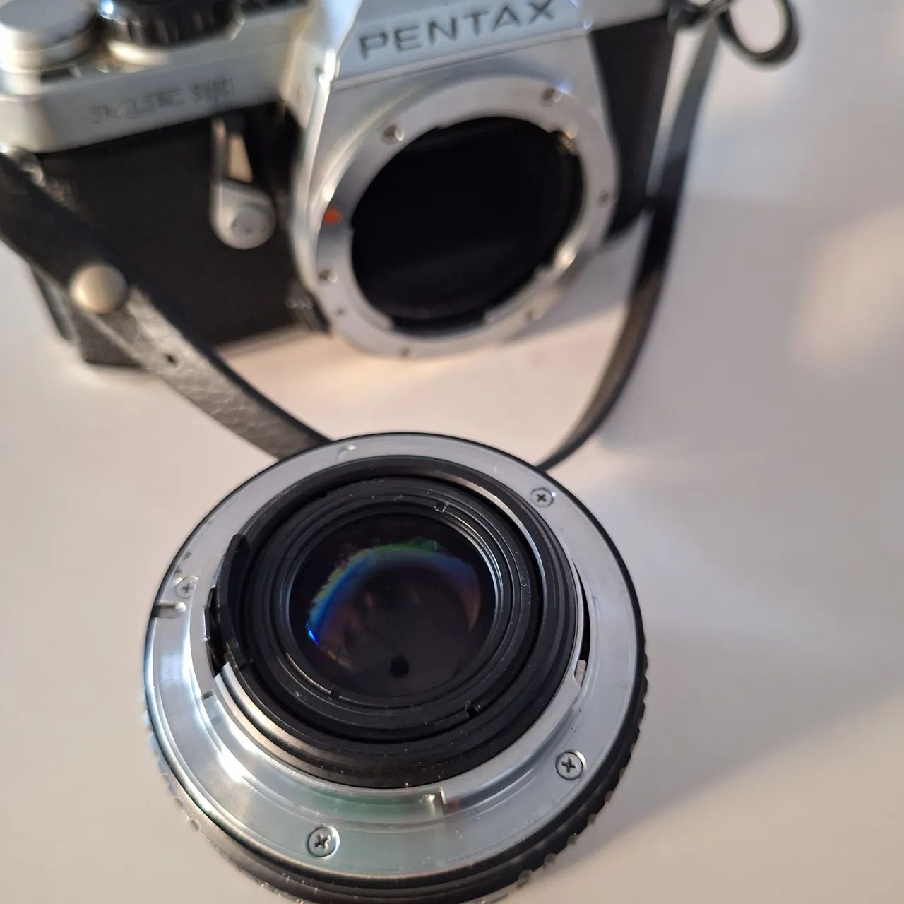 Pentax ME Super + lente SMC 50mm f/1.7 analógica - Câmeras e