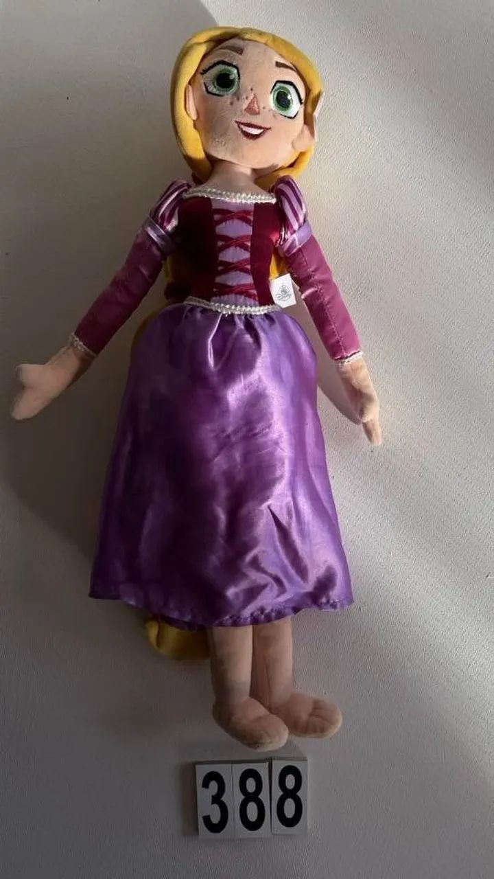  BONECA PANO RAPUNZEL ORIGINAL DISNEY STORE 46 CM