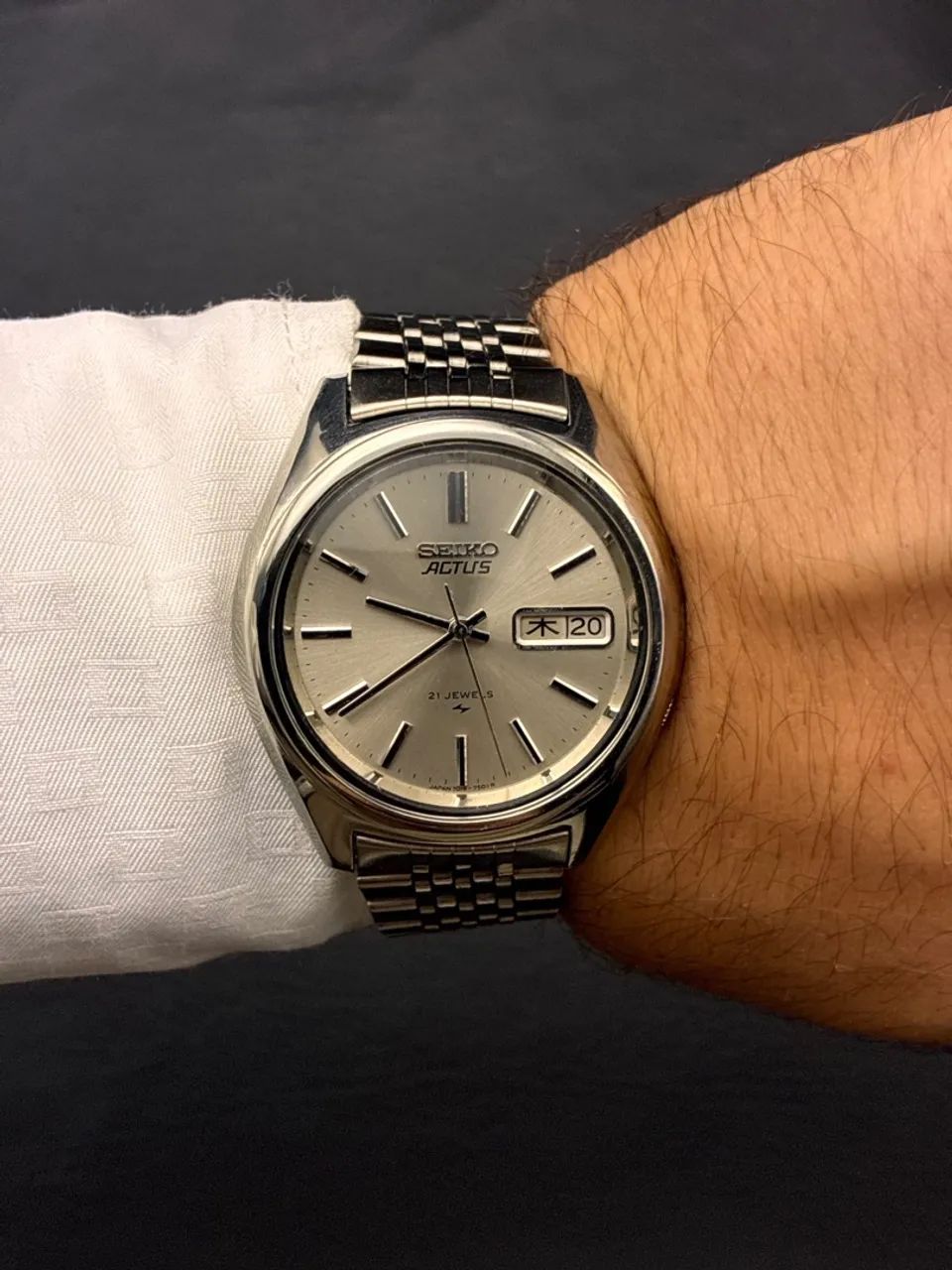 Seiko 5 Actus Champagne Sunburst - Foto 4
