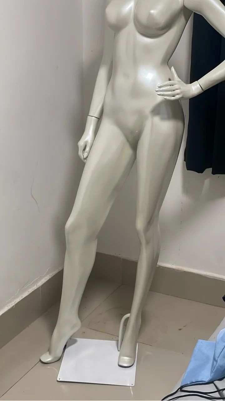Manequim fibra branco Pérola - Foto 2