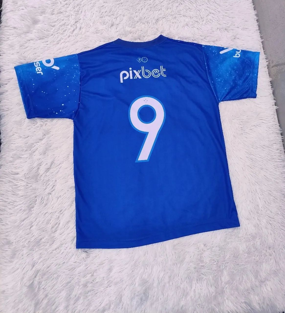 Camisa Azul Estampa e Galáxias G - Foto 3