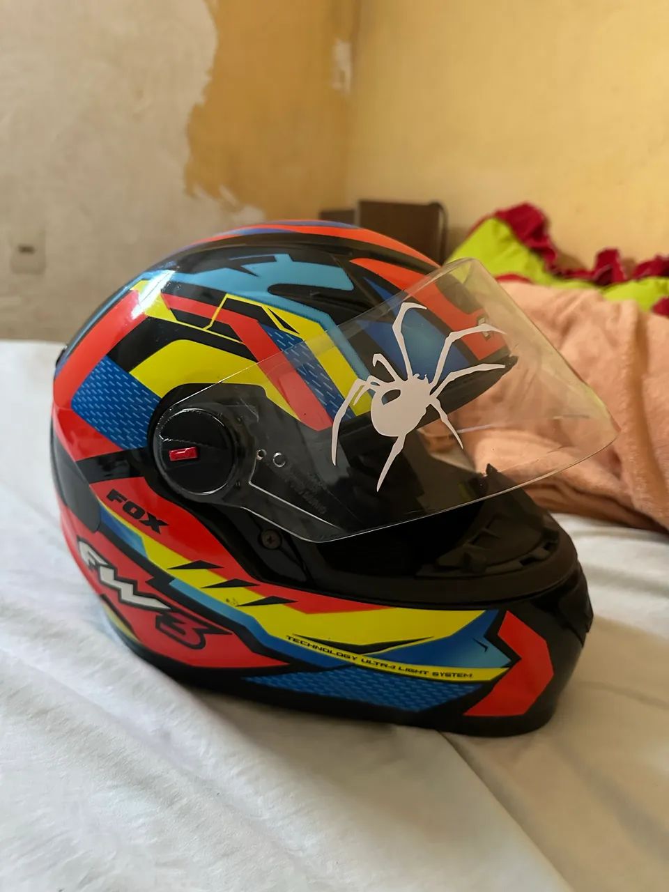 CAPACETE FW3 COM INTERCOMUNICADOR  - Foto 4