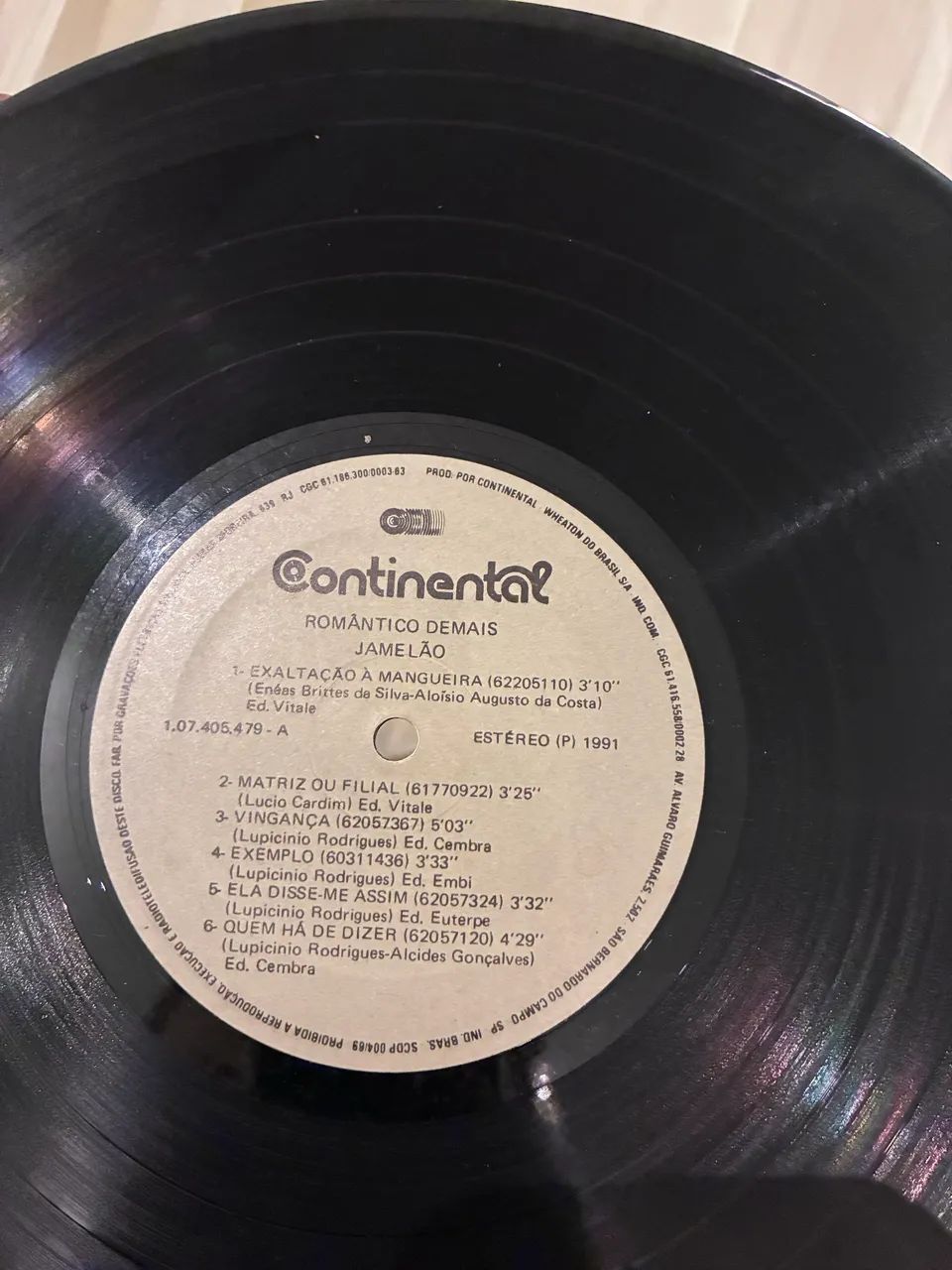 Disco Vinil  Jamelão - Romântico Demais - Foto 3
