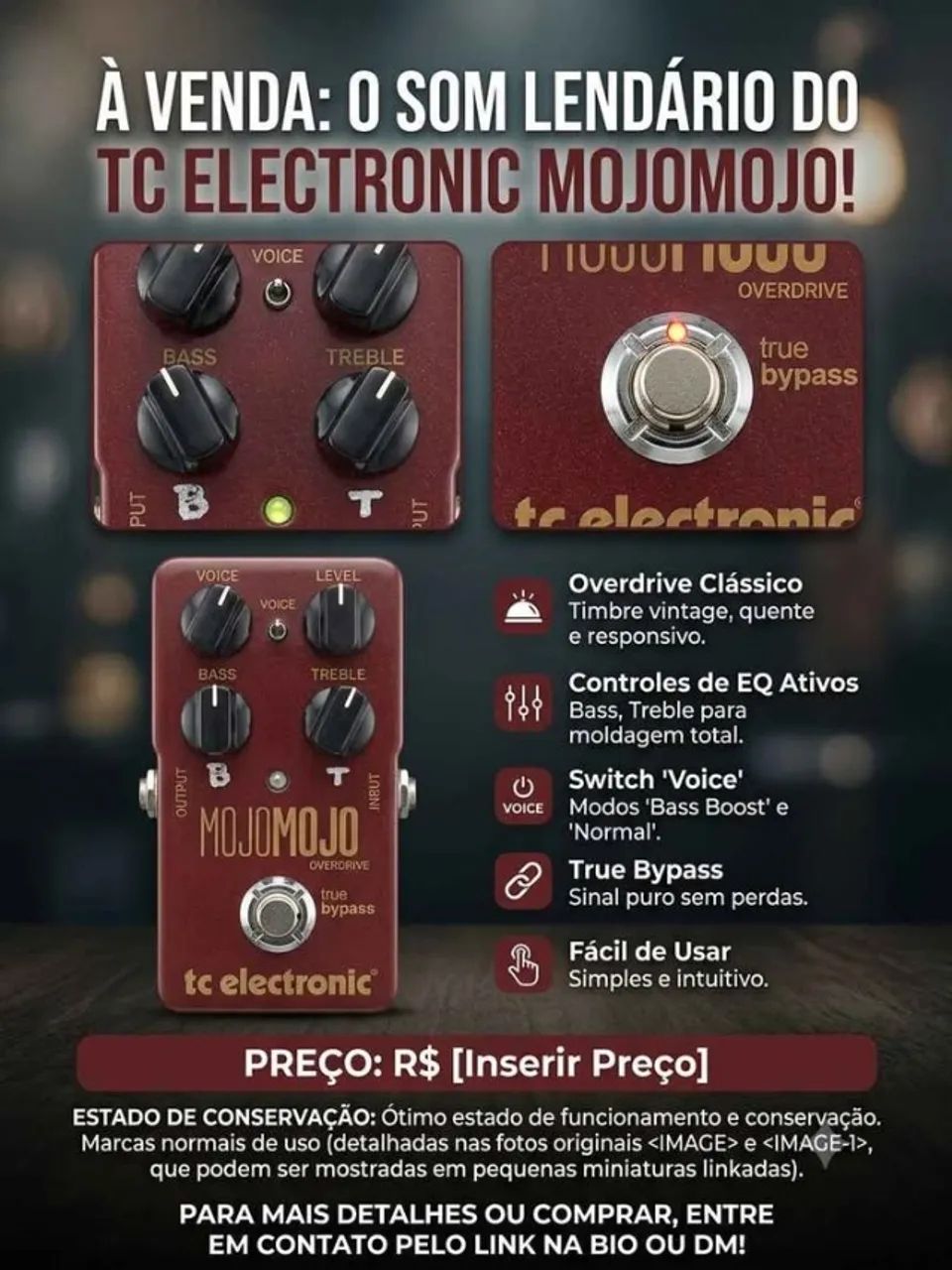 Pedal Mojomojo overdriver