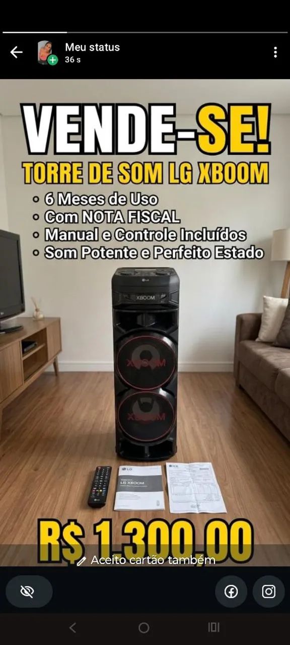 Vendo torre de som LG xbom  - Foto 3