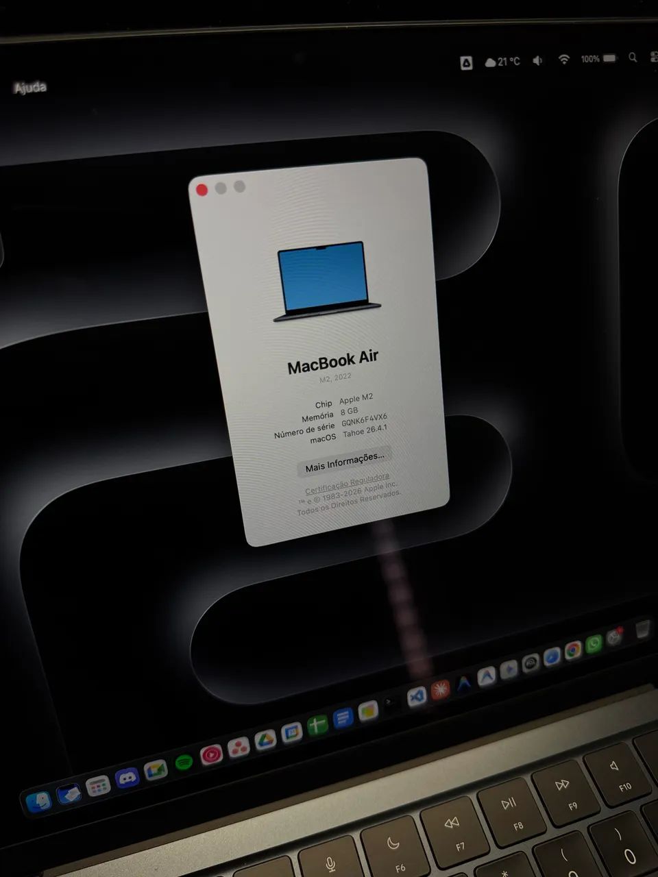 Macbook Air M2 8gb - Notebooks - Samambaia Norte (Samambaia