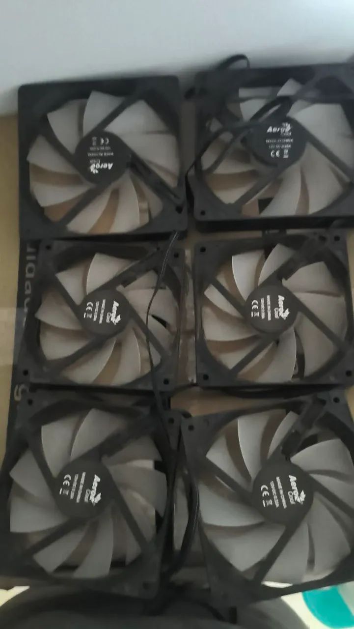 Kit 6 ventoinhas rbg Aero perfeito funcionamento - Foto 2