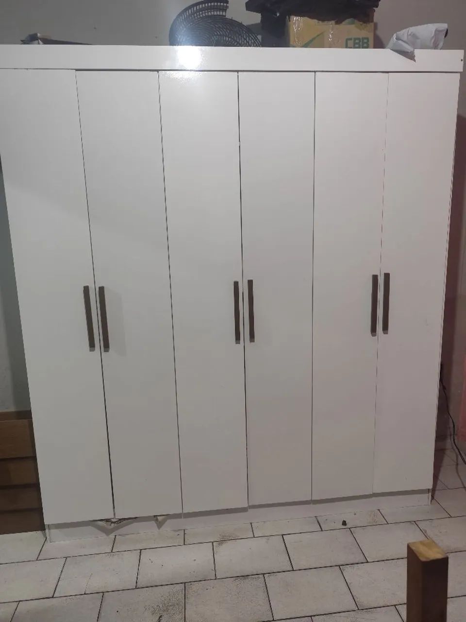 GUARDA ROUPAS BRANCO CASAL - Foto 4