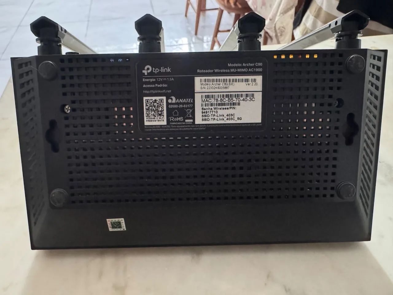Roteador TP-Link Archer C80 - Foto 5
