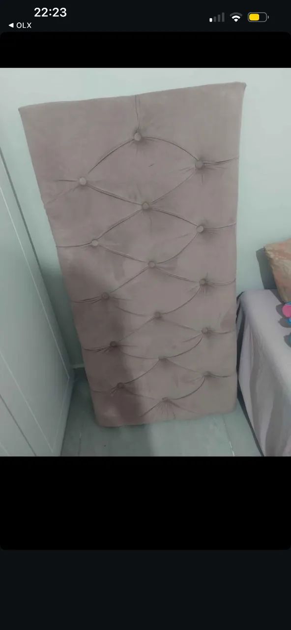 Cabeceira rose solteiro 