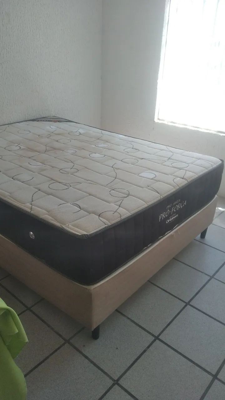 Cama e  colchão  pro- força ortobom  - Foto 2