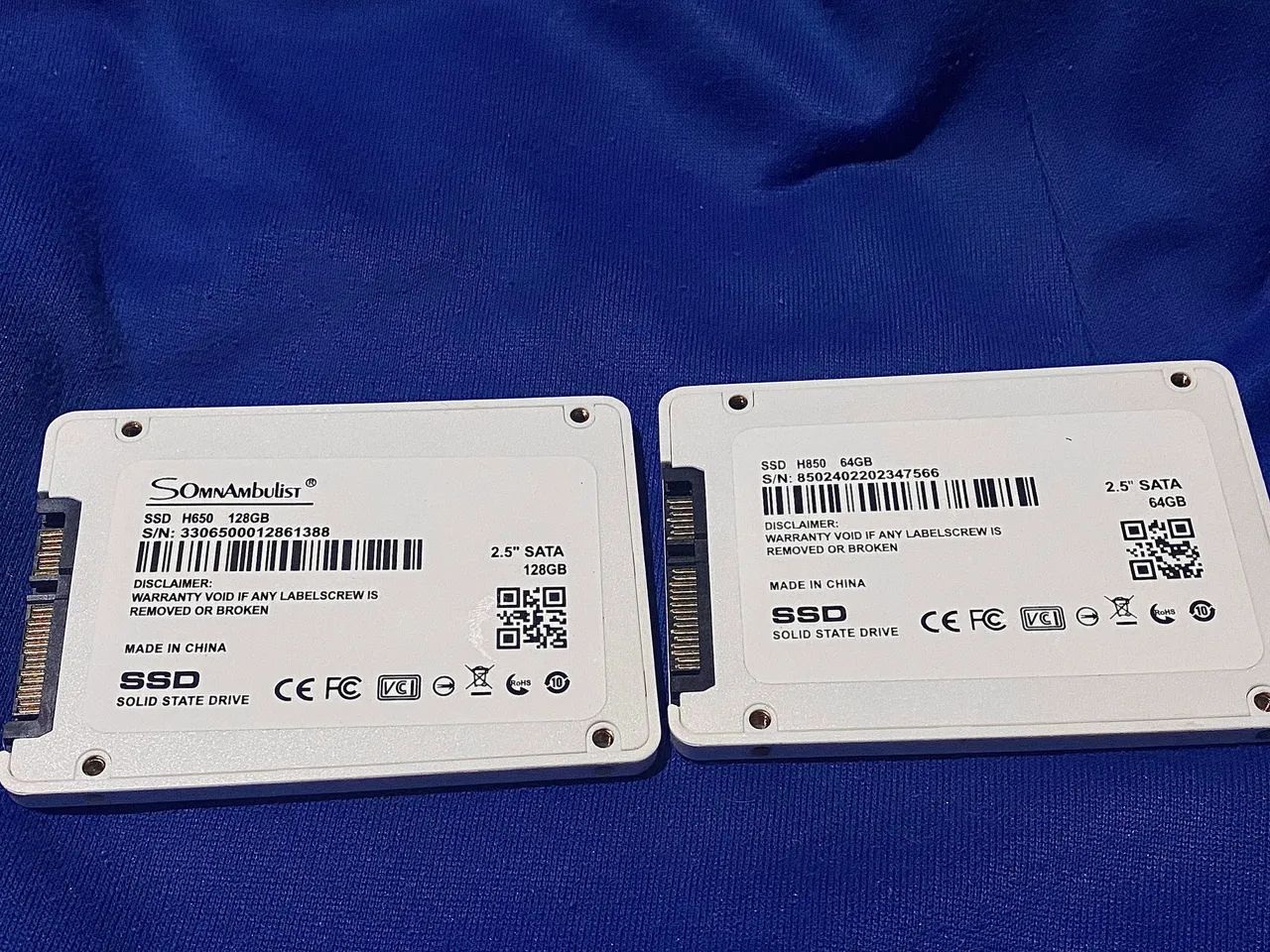 SSD?s ( 128GB E 64GB ) 