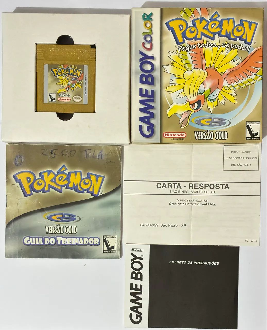 Pokémon Gold Gradiente completo 