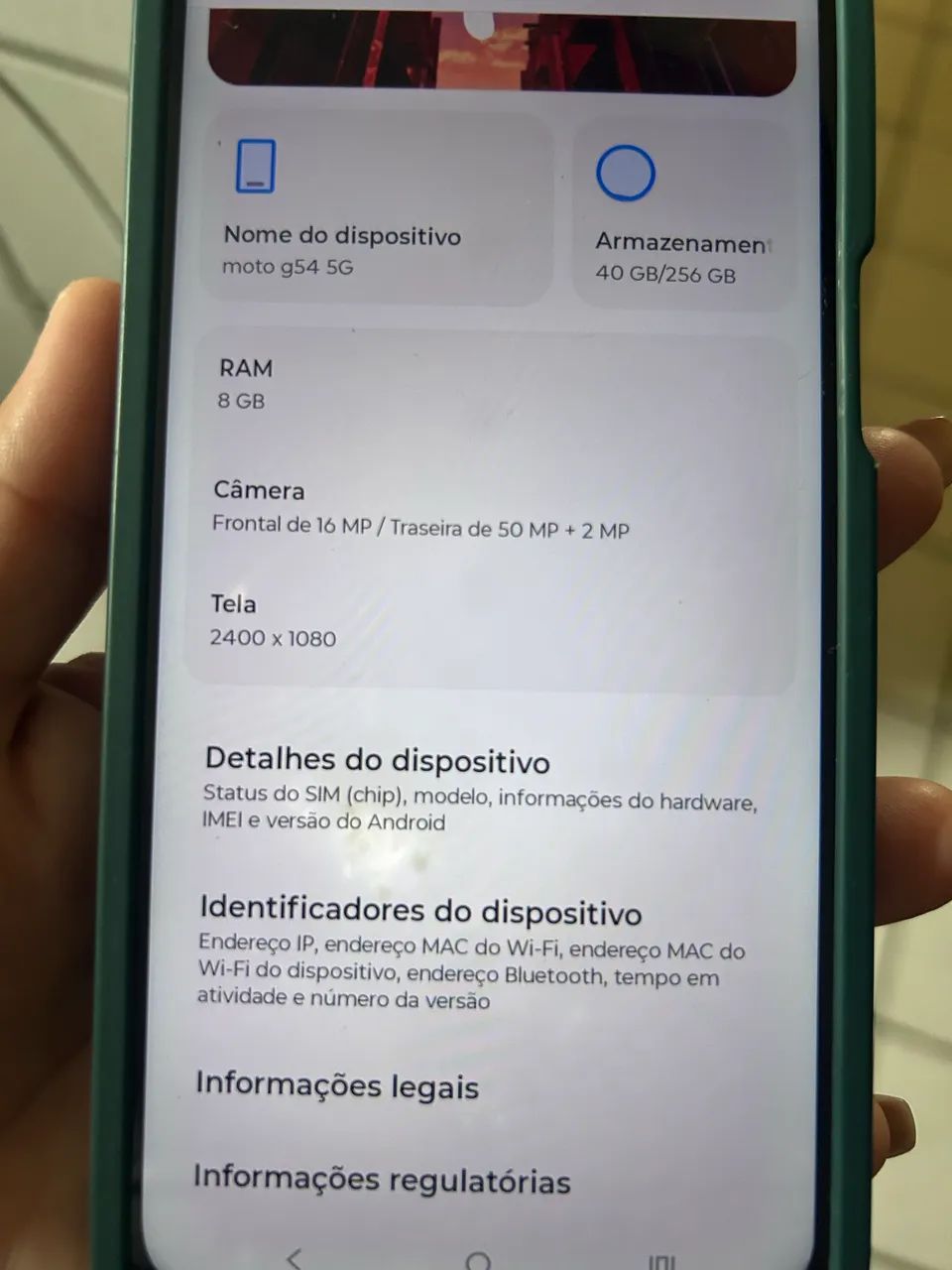 Celular MotoG54 256GB 5G - Foto 5