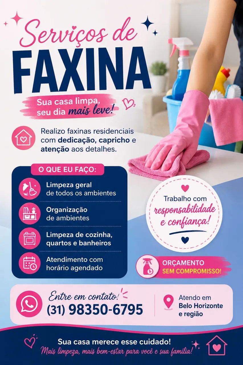 Faxina doméstica 