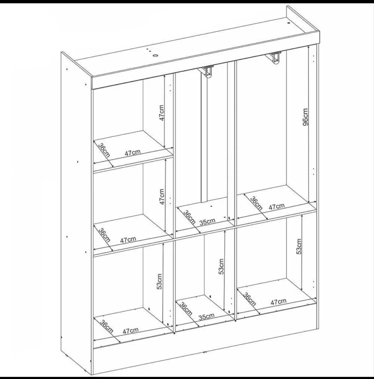 Guarda roupa 5 portas - Foto 4
