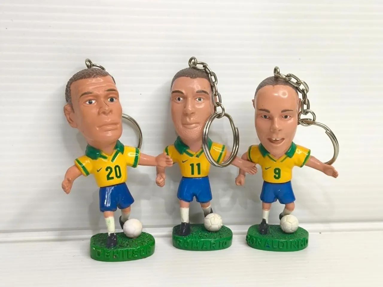 3 Chaveiros Mini Craques Jogadores Copa 1998 - Foto 5