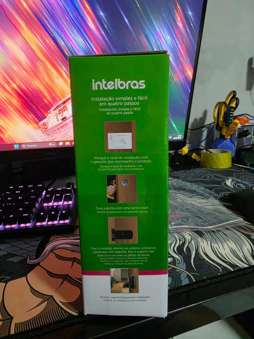 Fechadura digital de sobrepor FR101 Intelbras - Foto 2