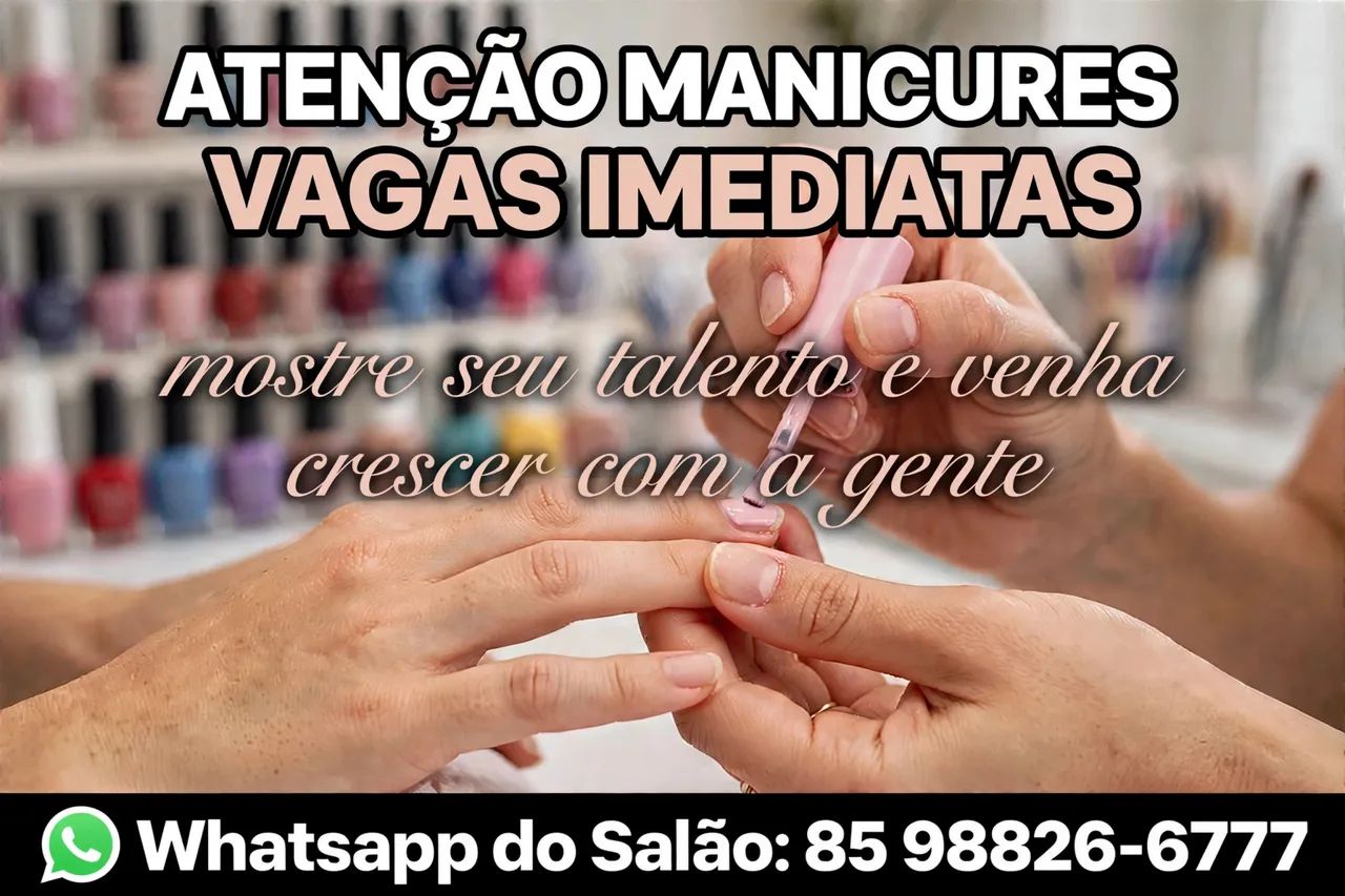 VAGAS PARA MANICURE