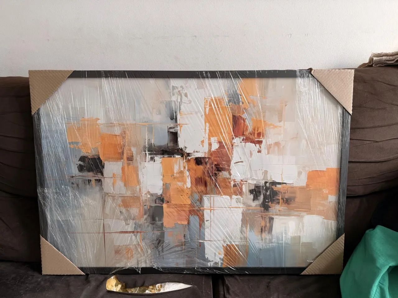 Quadro perfeito no plástico, com molduras pretas  - Foto 2