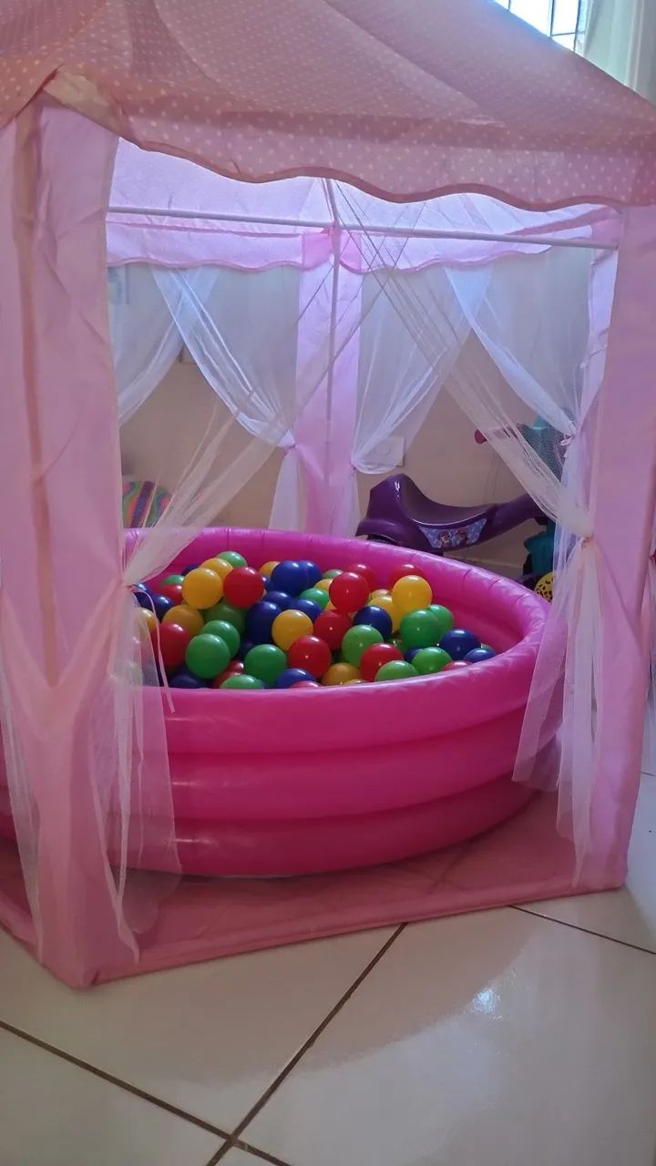 Piscina de bolinhas e castelinho - Foto 3