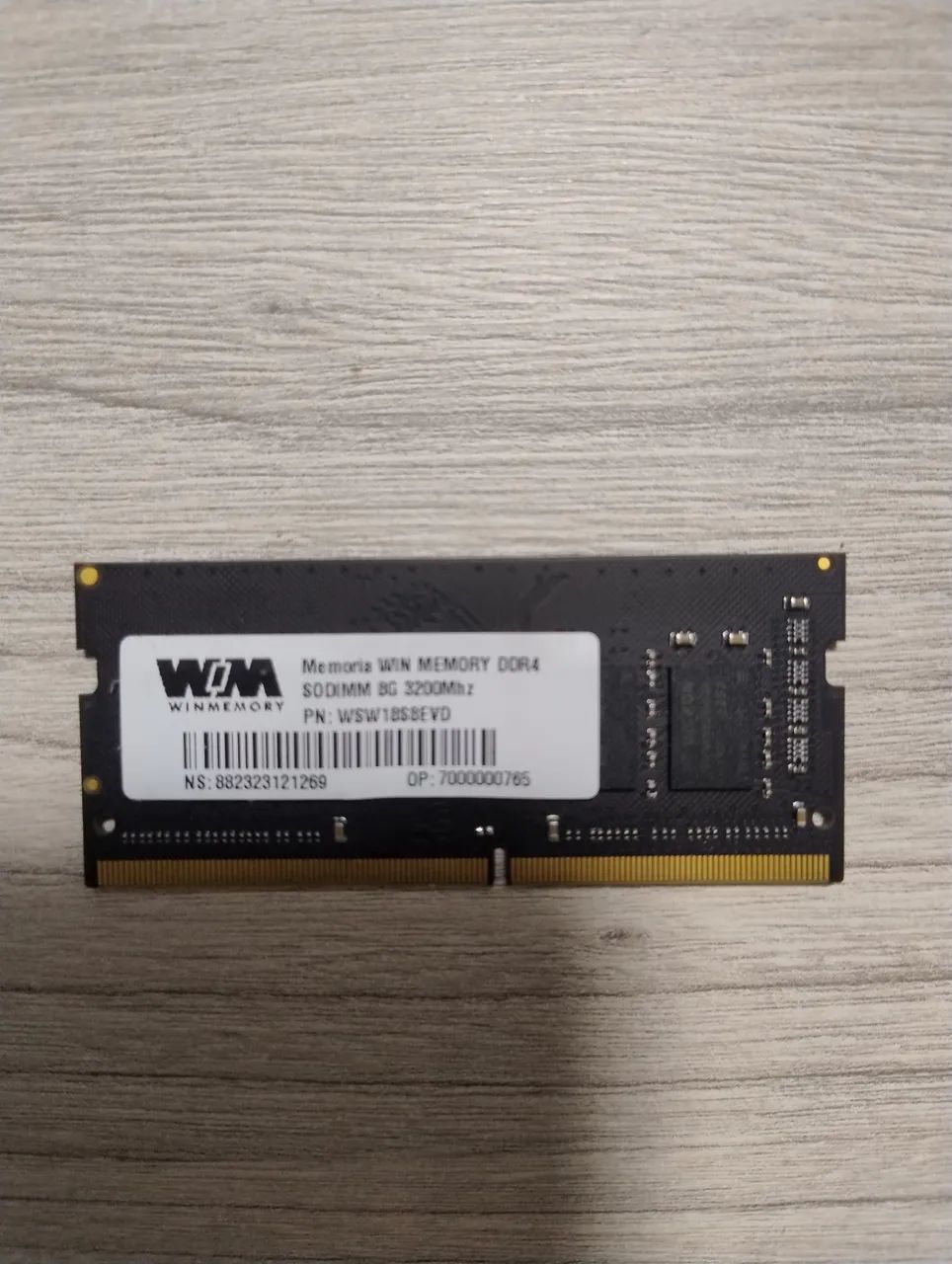 Memória RAM WinMemory 8GB DDR4 3200MHz notebook - Foto 3
