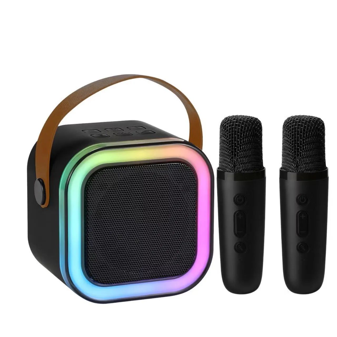 CAIXINHA DE SOM COM 2 MICROFONES BLUETOOTH/ NOVA - Foto 5