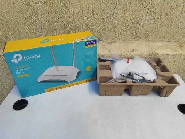 Roteador TP-Link TL-WR840N 300Mbps - Completo na Caixa