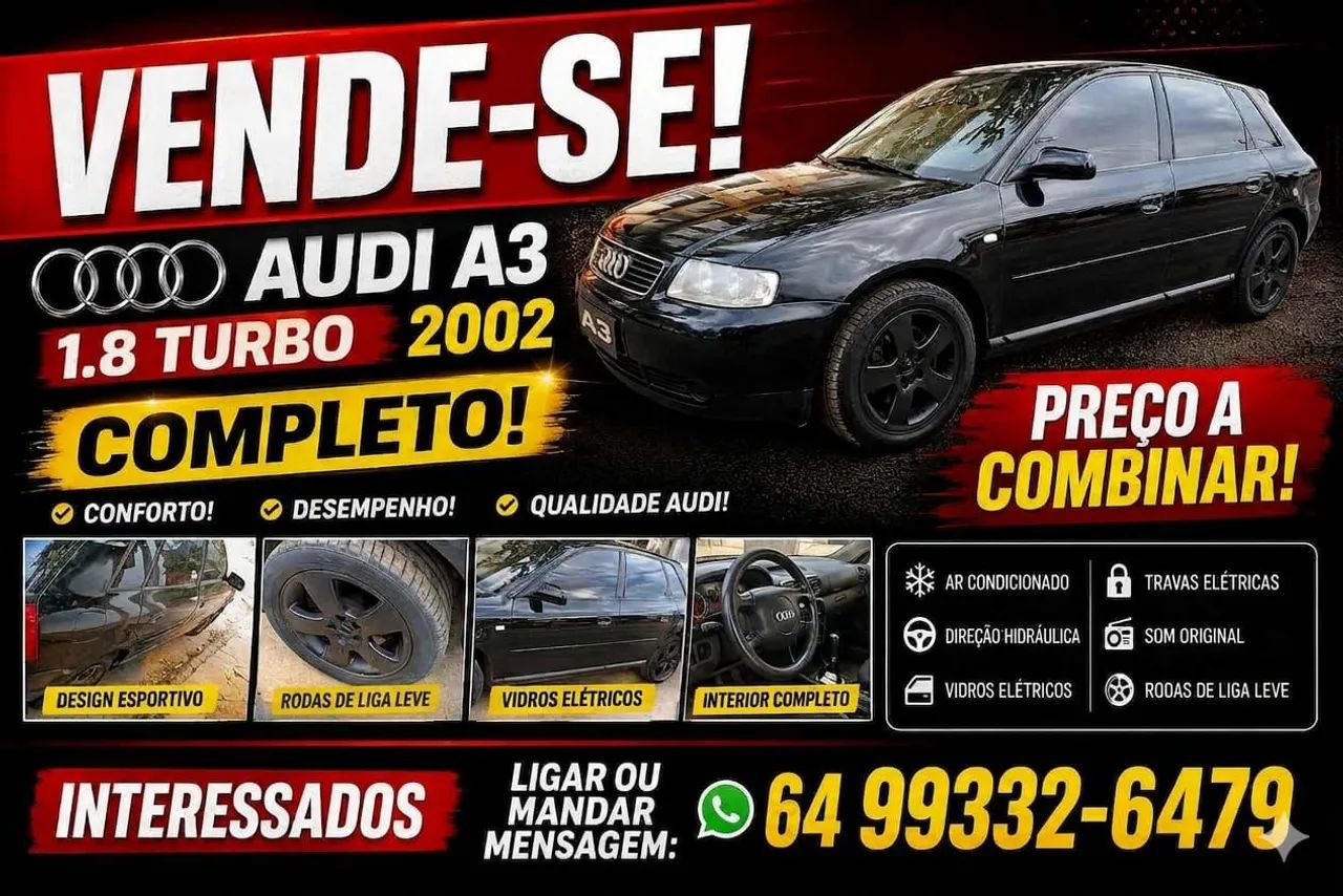 Audi A3 1.8 Turbo 5P Mec. 2002
