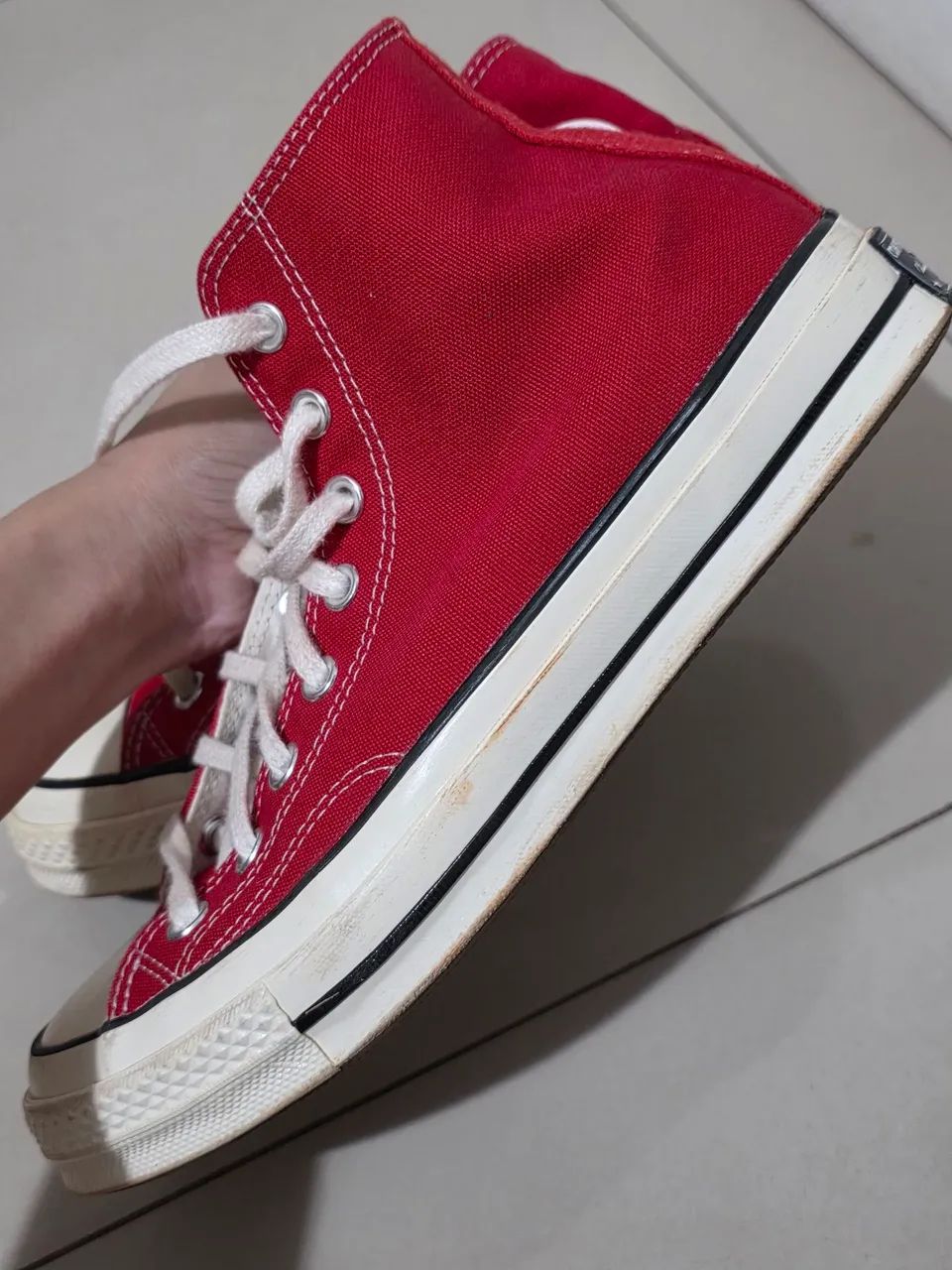 All Star Chuck 70 Vermelho Cherry - Foto 3