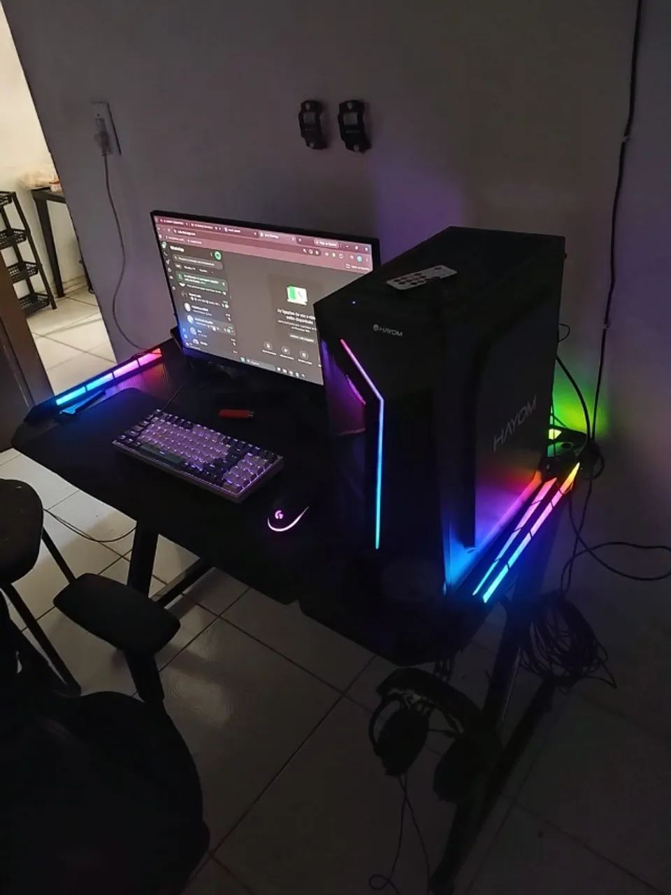 Mesa para PC - Mesa superframe epic RGB - Foto 2