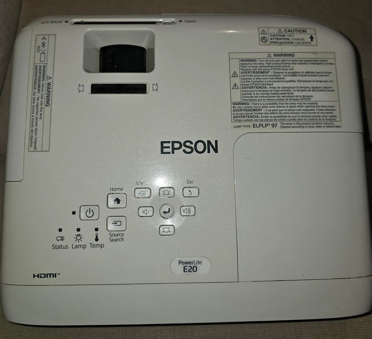 Projetor Epson Power Lite E20